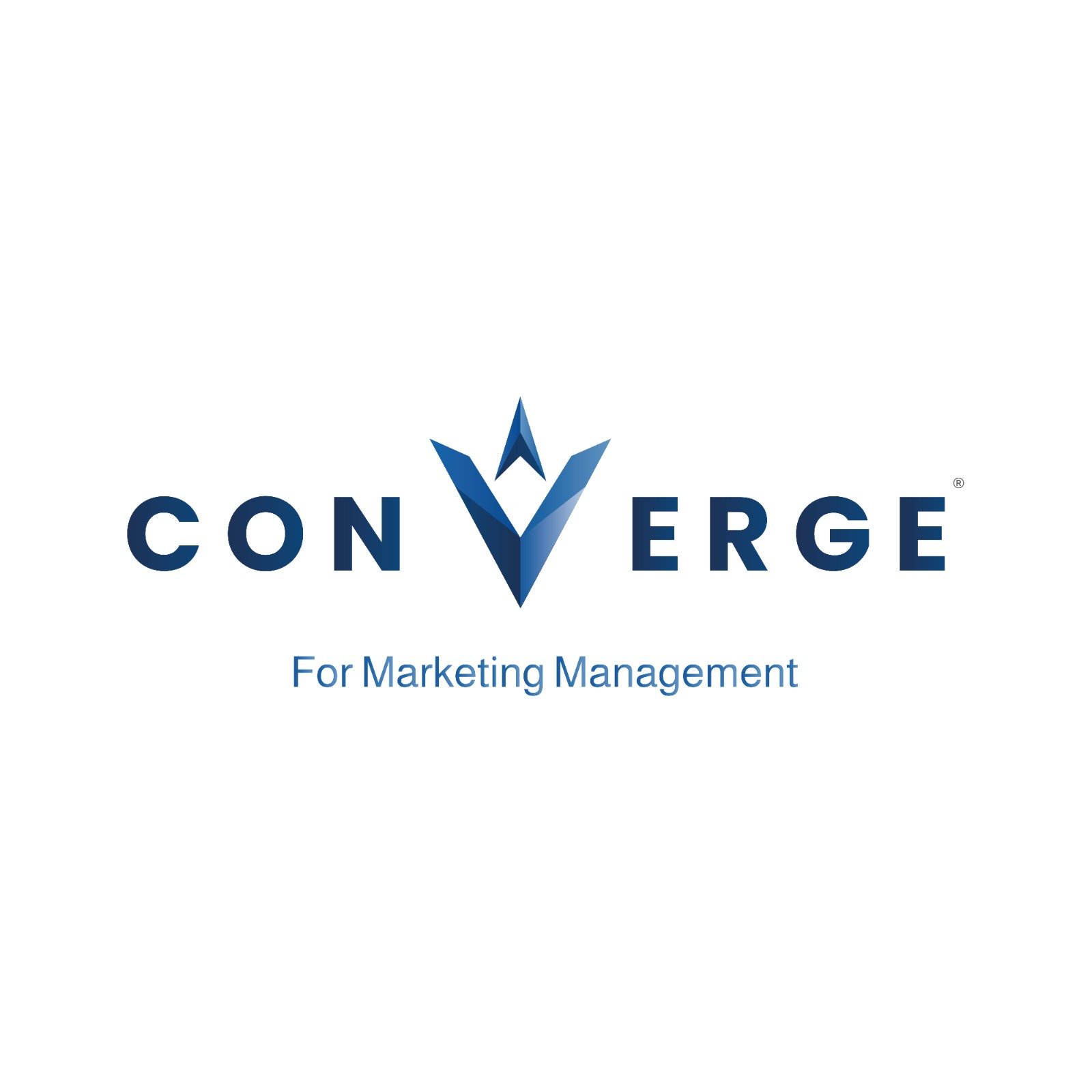 شعار Converge الكامل — For Marketing Management